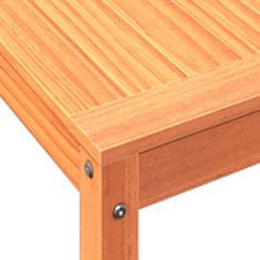 Petromila Přesazovací stůl s policí voskově hnědý 82,5x50x75 cm borovice