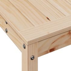 Petromila Přesazovací stůl s policí 82,5x35x75 cm masivní borové dřevo