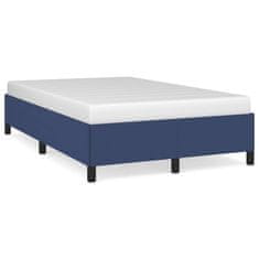 shumee Rám postele modrý 120 x 190 cm textil