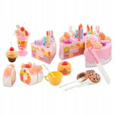 Northix Sada narozeninového dortu - 75 kusů 