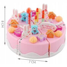 Northix Sada narozeninového dortu - 75 kusů 