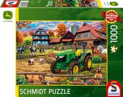 Schmidt Puzzle Farma s traktorem: John Deere 5050E 1000 dílků