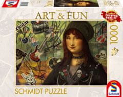 Schmidt Puzzle Art&Fun: Mona Lisa 2024, 1000 dílků