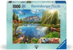 Ravensburger Puzzle Život u jezera 1000 dílků