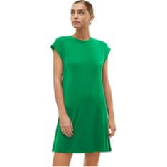 Vero Moda Dámské šaty VMAVA Loose Fit 10304703 Bright Green (Velikost M)