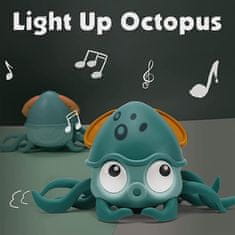 JOJOY® Lezoucí Chobotnice, Interaktivní hračky, Interaktivní Chobotnice se zvukem | CRAWLTOPUS