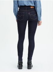 Levis Tmavě modré dámské skinny fit džíny Levi's 721 25/32