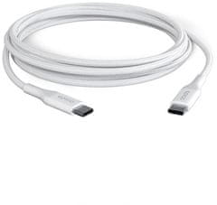 EPICO nabíjecí kabel USB-C, opletený, 100W, 2m, bílá