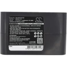 CameronSino Baterie pro Dyson DC31, DC34, DC35, DC44, DC56, 2500mAh