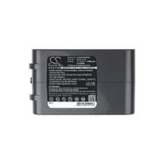 CameronSino Baterie pro Dyson V6, DC58, DC61, SV04, SV05, 2500mAh, Li-ion