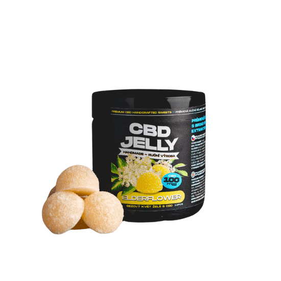 Kratom World CBD Jelly 100mg Bezový květ