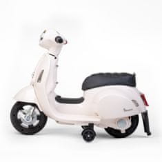 Baby Mix Dětská elektrická motorka Vespa bílá