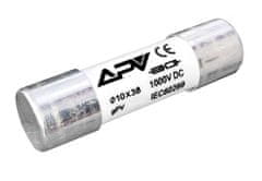 sapro FVE DC pojistka Adelid APV 1000V, 12A 10x38 mm pro solární systémy