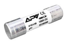 sapro FVE DC pojistka Adelid APV 1000V, 15A 10x38 mm pro solární systémy