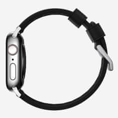 Nomad Active Band Pro - Vodotěsný řemínek pro Apple Watch 45 / 49 mm, černý, stříbrný