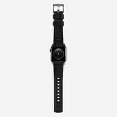 Nomad Active Band Pro - Vodotěsný řemínek pro Apple Watch 45 / 49 mm, černý, stříbrný