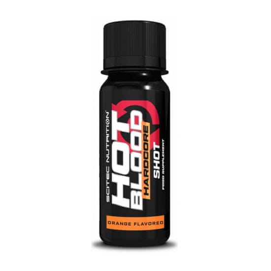 Scitec Nutrition Hot Blood HARDCORE Shot, 60 ml Příchuť: Pomeranč