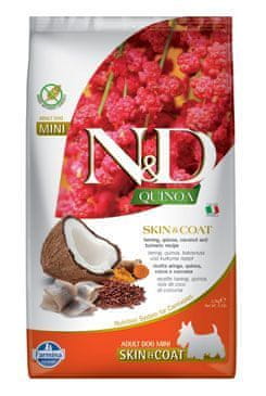 Quinoa DOG Skin & Coat Herring &Coconut Mini 800g