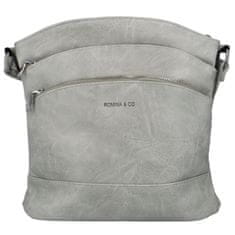 Romina & Co. Bags Trendová dámská koženková crossbody Creato, šedá