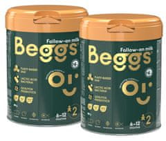 Beggs 2 pokračovací mléko 2× 800 g