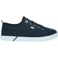 Tommy Hilfiger Boty tmavomodré 39 EU Vulc Canvas