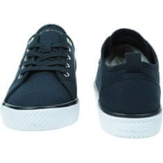 Tommy Hilfiger Boty tmavomodré 39 EU Vulc Canvas