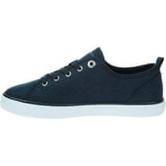 Tommy Hilfiger Boty tmavomodré 39 EU Vulc Canvas