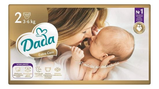 Dada Extra Care Pleny jednorázové 2 Mini (3-6 kg) 44 ks