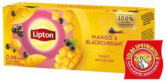 Ovocný čaj Lipton - mango a černý rybíz, 20x 1,7 g