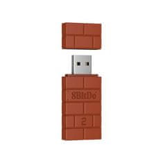 8BitDo 8BitDo USB Wireless Adapter 2 Brown (Switch,Steam,PC,Mac)