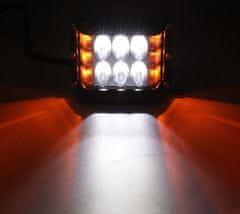 Pracovní světlo LED rampa 10-30V/36W, l=10cm, barevné DRL