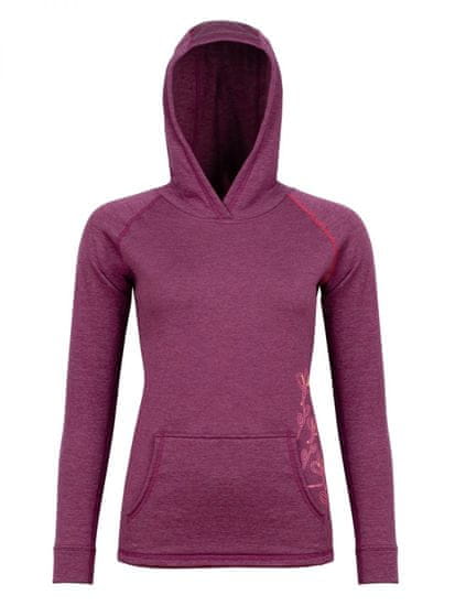 High Point Dámská funkční mikina High Point Moa Merino Lady Hoody Magenta|S