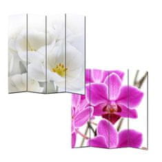 MCW Photo screen room divider partition wall M68 ~ 180x160cm, orchidej