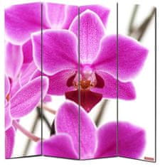 MCW Photo screen room divider partition wall M68 ~ 180x160cm, orchidej