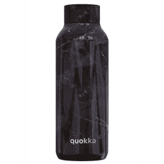 QUOKKA , Nerezová termoláhev Solid Black marble, 510 ml