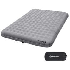 King Camp nafukovací matrace KM2209 KING AIRBED DOUBLE 201x141x15cm šedá