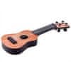 Dětské ukulele 25cm, světle hnědé