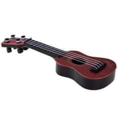 JOKOMISIADA Dětské ukulele 25cm, tmavě hnědé