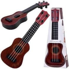 JOKOMISIADA Dětské ukulele 25cm, tmavě hnědé