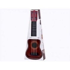 JOKOMISIADA Dětské ukulele 25cm, tmavě hnědé