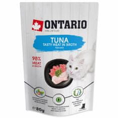 Ontario Kapsička tuňák ve vývaru 80g