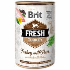 Brit Konzerva Fresh krůta s hráškem 400g