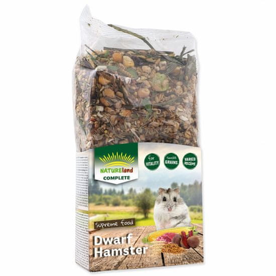 NATURELAND Krmivo Complete pro zakrslé křečky 300g