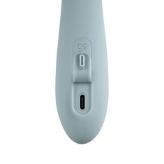 svakom Svakom Chika App Controlled Warming G-spot And Clitoris Vibrator Turquoise Grey