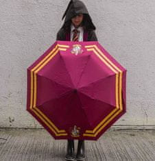 CurePink Skládací deštník Harry Potter: Gryffindor (průměr 97 cm)