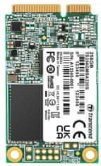 Transcend MSA220S 256GB SSD disk mSATA, SATA III 6Gb/s (3D TLC), 560MB/s R, 500MB/s W