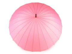 Dámský deštník kouzelný s květy - růžová sv.