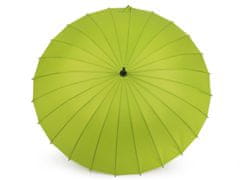 Dámský deštník kouzelný s květy - zelená sv.