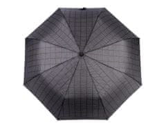 Pánský skládací deštník - černá hnědá