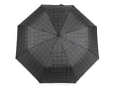 Pánský skládací deštník - černá modrá tmavá